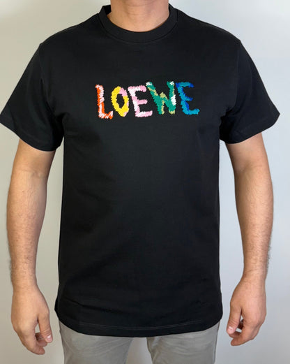 Loewe T-Shirt — Zwart (Print)