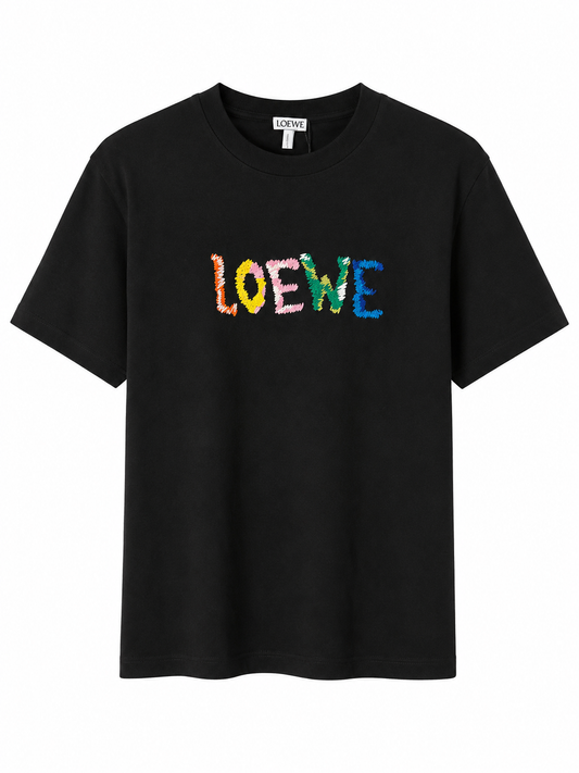 Loewe T-Shirt — Zwart (Print)