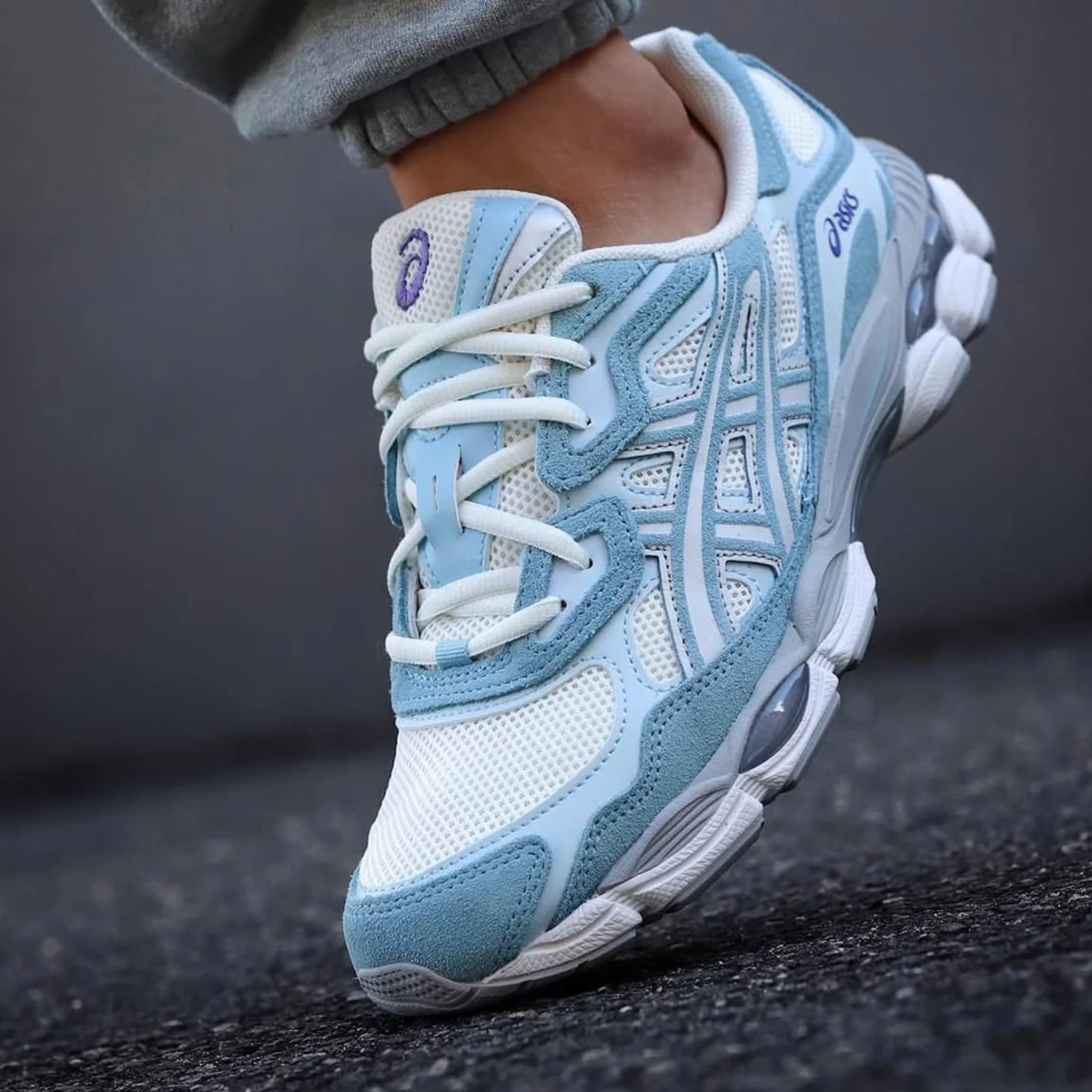 Asics Gel Nyc Arctic Sky - Lichtblauw