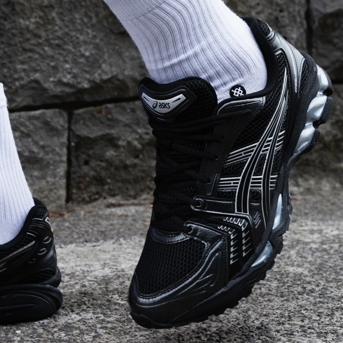 Asics Gel Kayano 14 Black Pure Silver - Zwart
