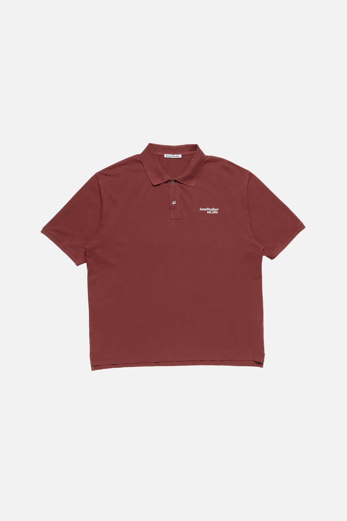 Acne Studios Washed Logo Polo