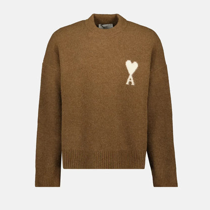 Ami Paris Heart Logo Sweater