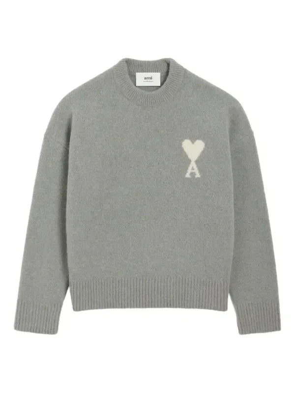 Ami Paris Heart Logo Sweater