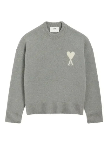 Ami Paris Heart Logo Sweater