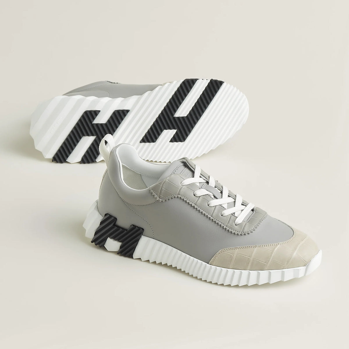 Hermes Bouncing Sneaker Crocodile