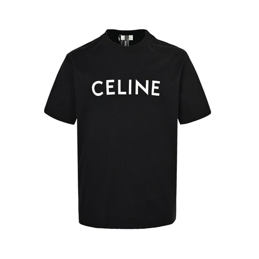 Celine Loose T-Shirt In Cotton Jersey Black