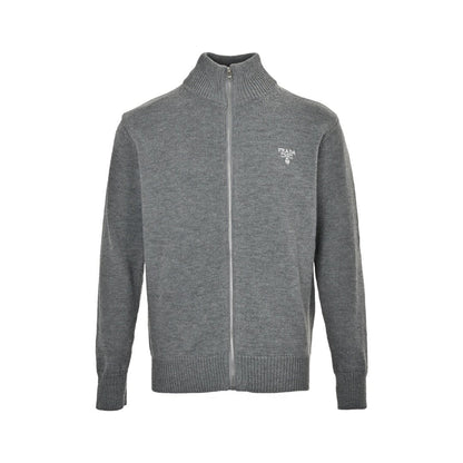 Prada Zip Up Cashmere Grey