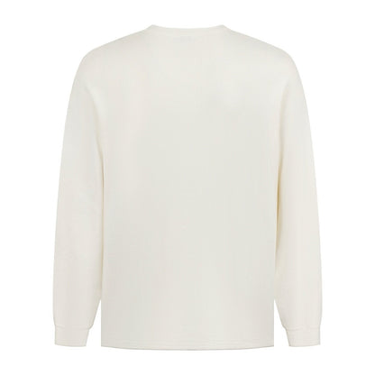 Loewe Anagram Sweater In Cotton Blend White