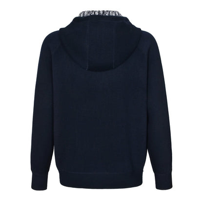 Dior Cashmere Hooded Jacket Navy  Blue