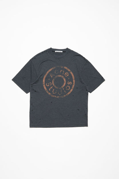 Acne Studios Distressed Logo T-Shirt