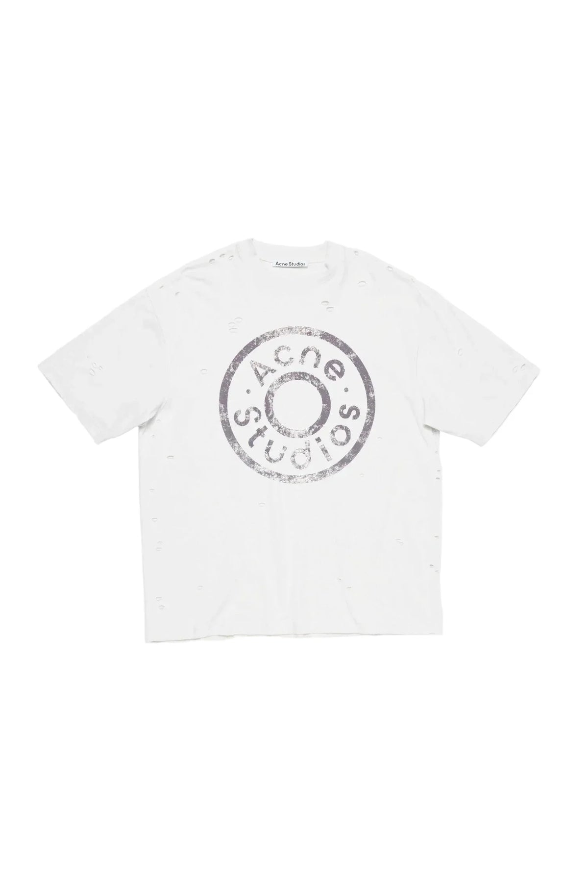 Acne Studios Distressed Logo T-Shirt
