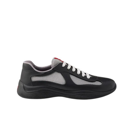 Prada Americas Cup Black Grey Trainers