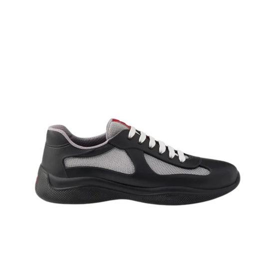 Prada Americas Cup Black Grey Trainers