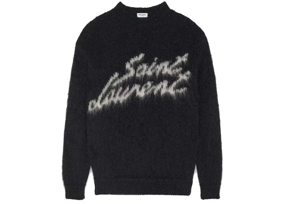 Saint Laurent Logo Knit Sweater