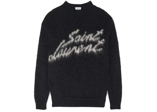 Saint Laurent Logo Knit Sweater